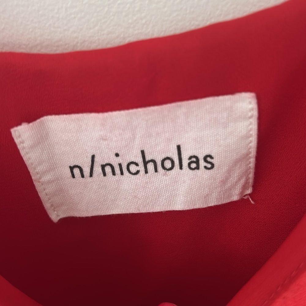 NICHOLAS Red dress with spaghetti straps - Picture 3 of 7